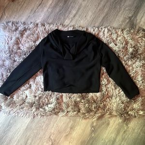 Zara crop blouse MEDIUM